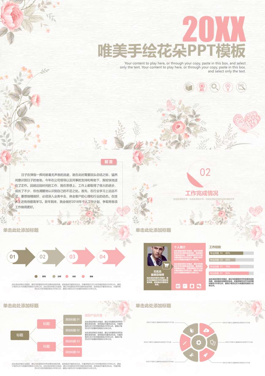 年终总结汇报 (147)年终总结PPT模板